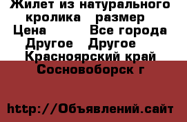 Жилет из натурального кролика,44размер › Цена ­ 500 - Все города Другое » Другое   . Красноярский край,Сосновоборск г.